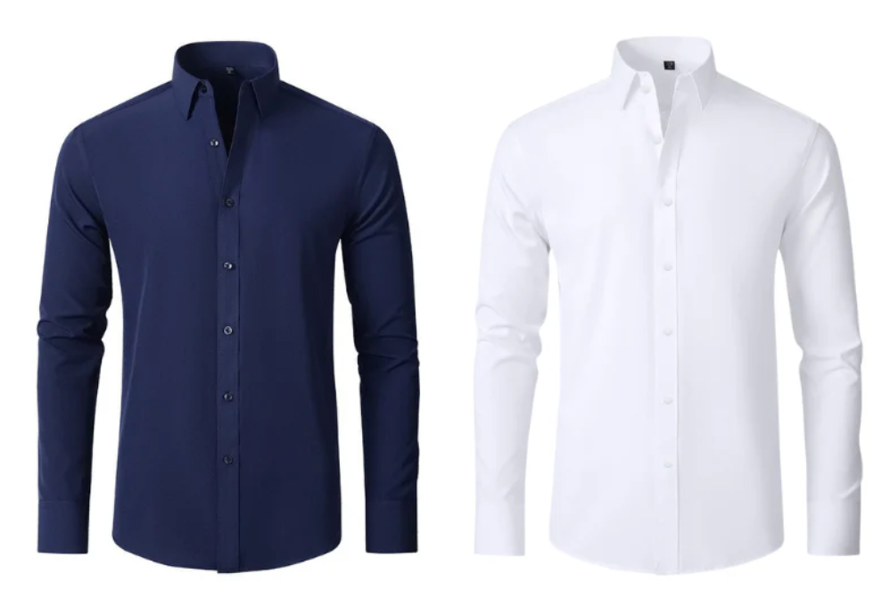 Camisa Social Ultra-Tech® Elasticidade e Sem amassados [COMPRE 1 & LEVE 2]