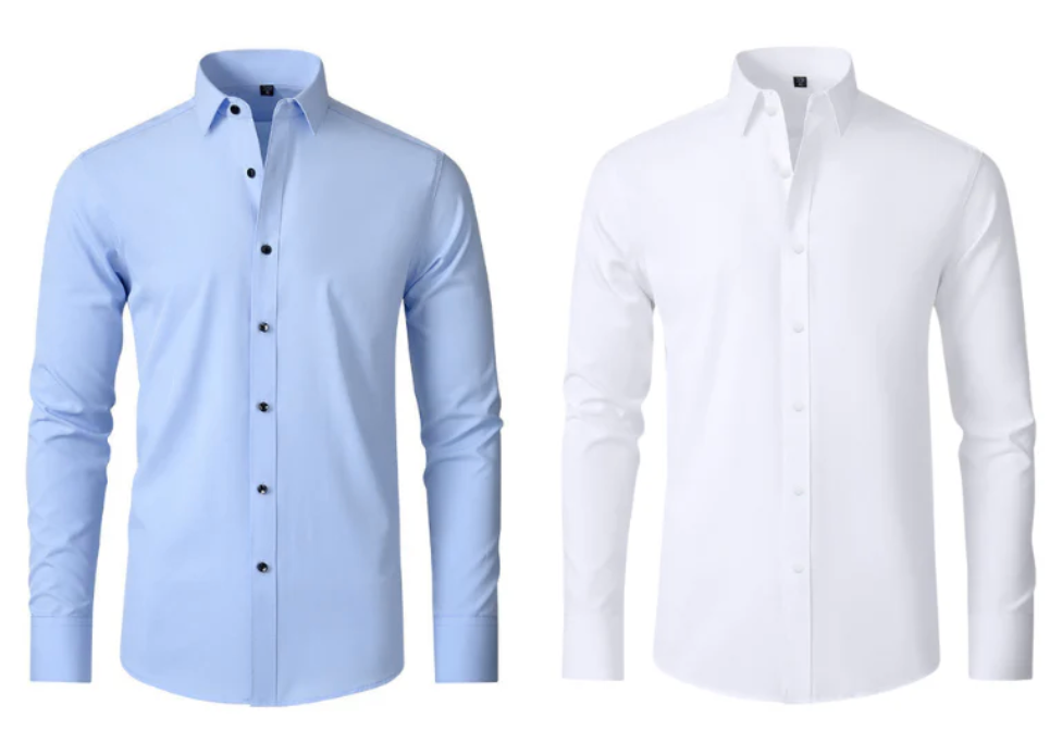 Camisa Social Ultra-Tech® Elasticidade e Sem amassados [COMPRE 1 & LEVE 2]