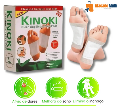 Kit Adesivo Detox Multi - Elimina dores, Inchaços e Desintoxica - Tratamento 100% Natural